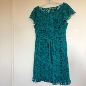 Moulinette Soeurs Anthropologie Grn Floral Dress